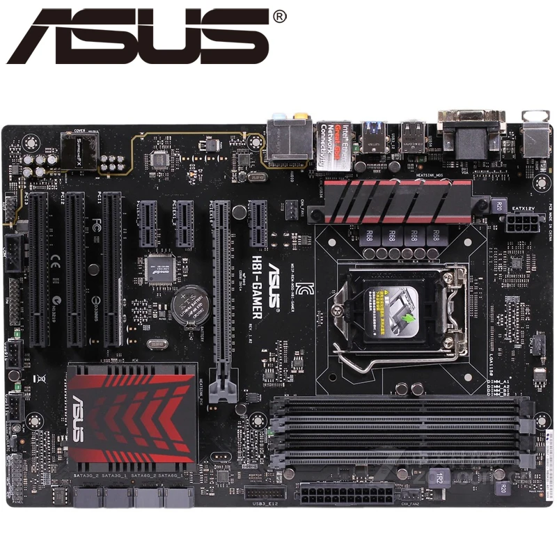 Asus H81-GAMER Desktop Motherboard H81 Socket LGA 1150 i3 i5 i7 DDR3 32G ATX UEFI BIOS Original Used Mainboard Hot Sale
Asus H81-GAMER Desktop Motherboard H81 Socket LGA 1150 i3 i5 i7 DDR3 32G ATX UEFI BIOS Original Used Mainboard Hot Sale