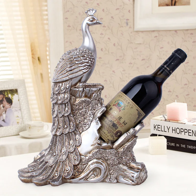 resin sculpture Wine Rack decoration figurine Animal peacock wine holder wine bottle holder accessories decoration
resin sculpture Wine Rack decoration figurine Animal peacock wine holder wine bottle holder accessories decoration