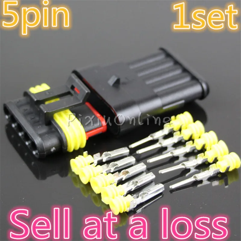 1set YL361 Flame Retardancy Auto Connector Waterproof Automotive Wire Connector Plug 5 Pins Electrical Car Motorcycle HID
1set YL361 Flame Retardancy Auto Connector Waterproof Automotive Wire Connector Plug 5 Pins Electrical Car Motorcycle HID