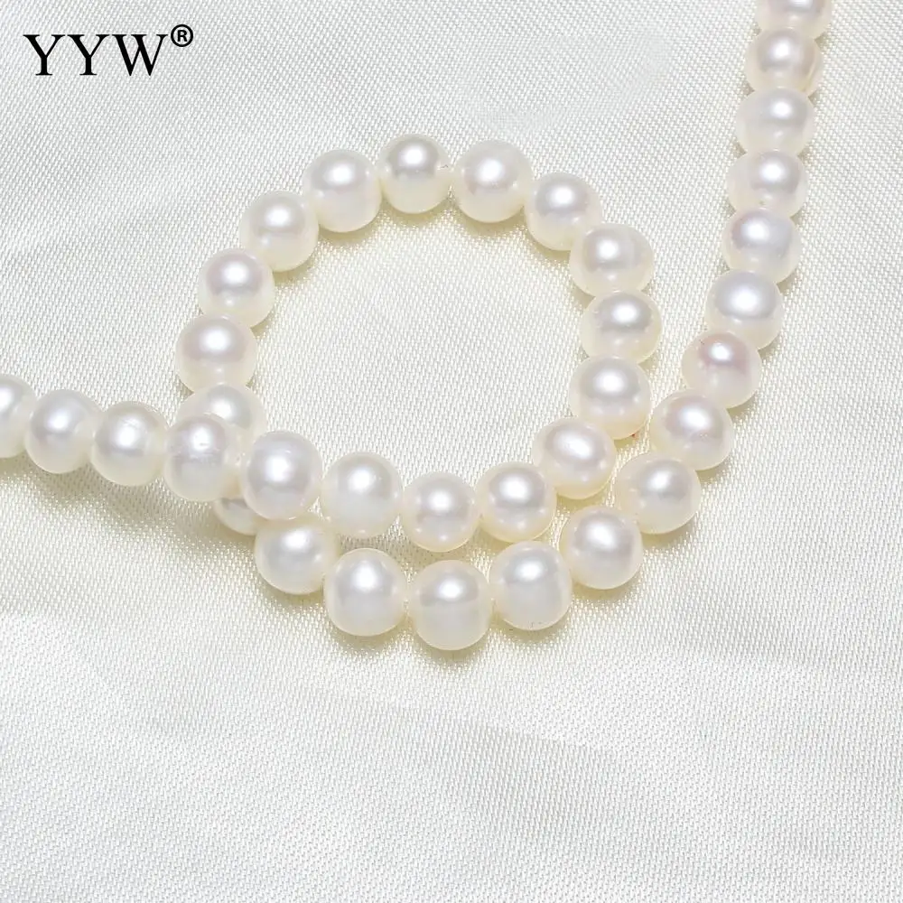 6-7mm White Cultured Round Freshwater Pearl Natural Stone Bead For Women Elegant Bracelet Necklace DIY Gift Jewelry
6-7mm White Cultured Round Freshwater Pearl Natural Stone Bead For Women Elegant Bracelet Necklace DIY Gift Jewelry