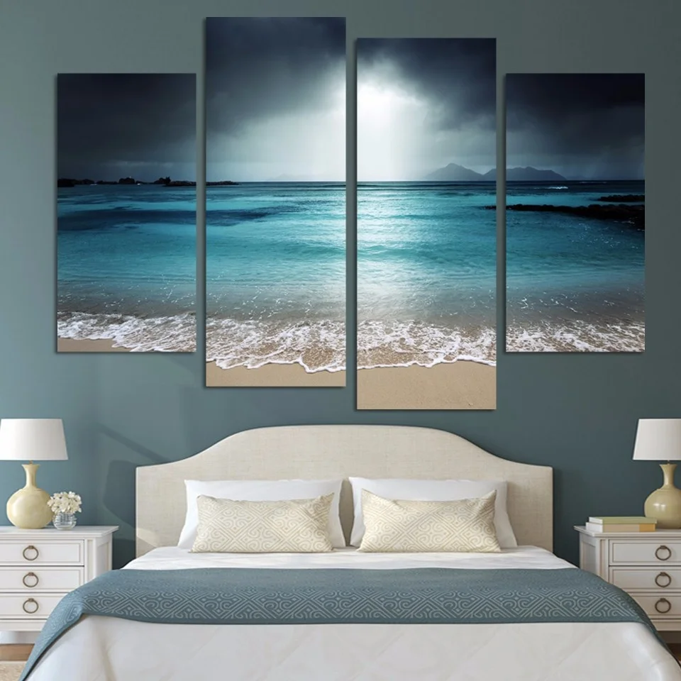 4 PCS of modern home decoration painting canvas print sea beach scenery photo wall
4 PCS of modern home decoration painting canvas print sea beach scenery photo wall