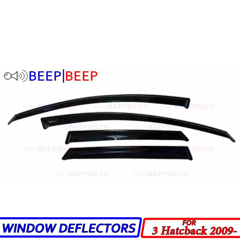 For Mazda 3 2009-12 hatchback car window deflectors car wind deflector sun guard rain vent visor cover trim styling accessories
For Mazda 3 2009-12 hatchback car window deflectors car wind deflector sun guard rain vent visor cover trim styling accessories