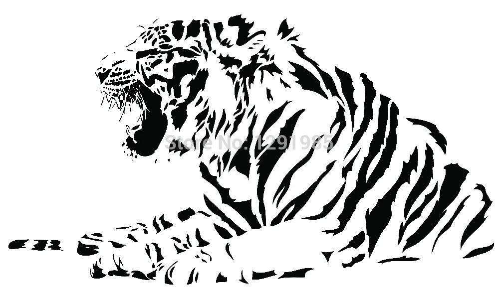 Animal Large Tiger Half Body Wall Decal Sticker Living Room wall vinyl sticker custom made home car decoration fashion Poster
Animal Large Tiger Half Body Wall Decal Sticker Living Room wall vinyl sticker custom made home car decoration fashion Poster