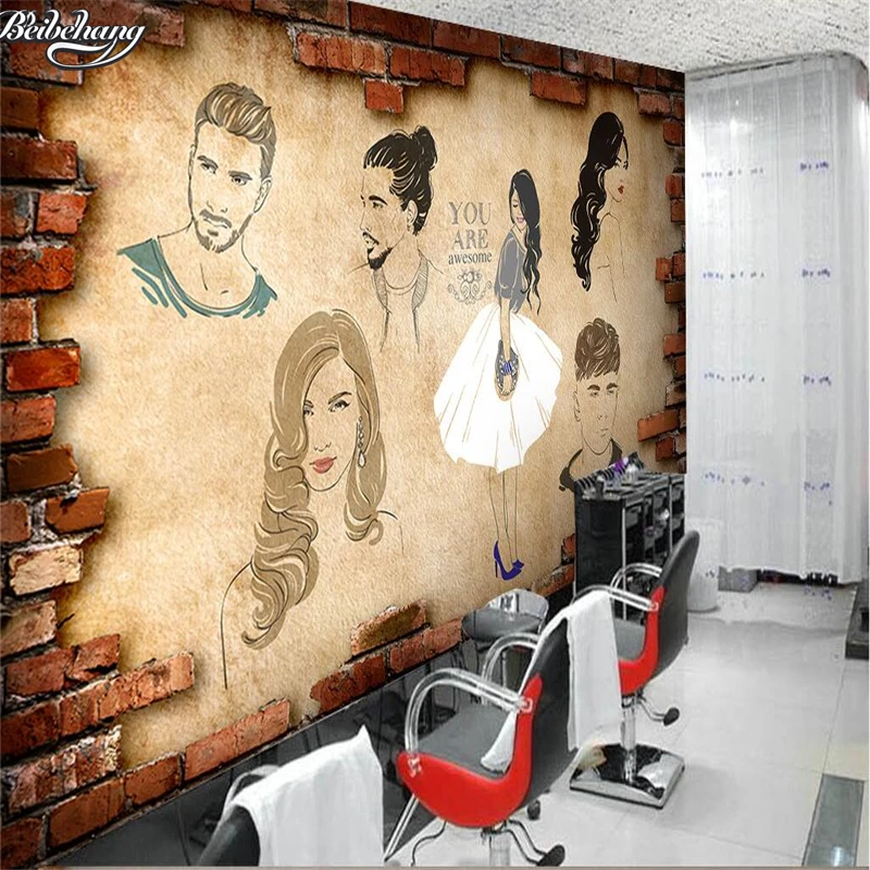 beibehang Large Custom Wallpapers Trendy Hair Styling TV Background Living Room Bedroom Background Wall Home Decor Large cust
beibehang Large Custom Wallpapers Trendy Hair Styling TV Background Living Room Bedroom Background Wall Home Decor Large cust