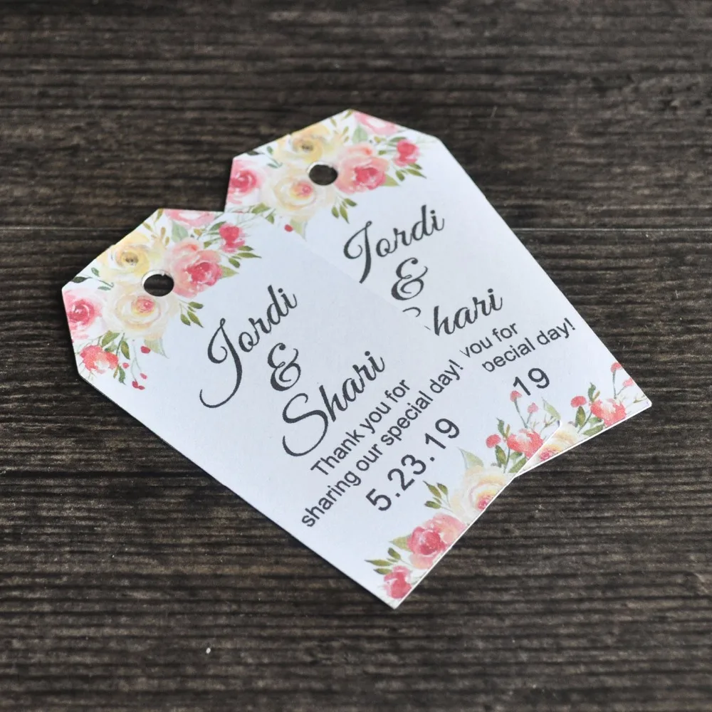 Personalized Wedding Favor Tags, Wedding Thank You Tags, Custom Wedding Tags, Rustic Flower, Bridal Favor, Party Favor
Personalized Wedding Favor Tags, Wedding Thank You Tags, Custom Wedding Tags, Rustic Flower, Bridal Favor, Party Favor