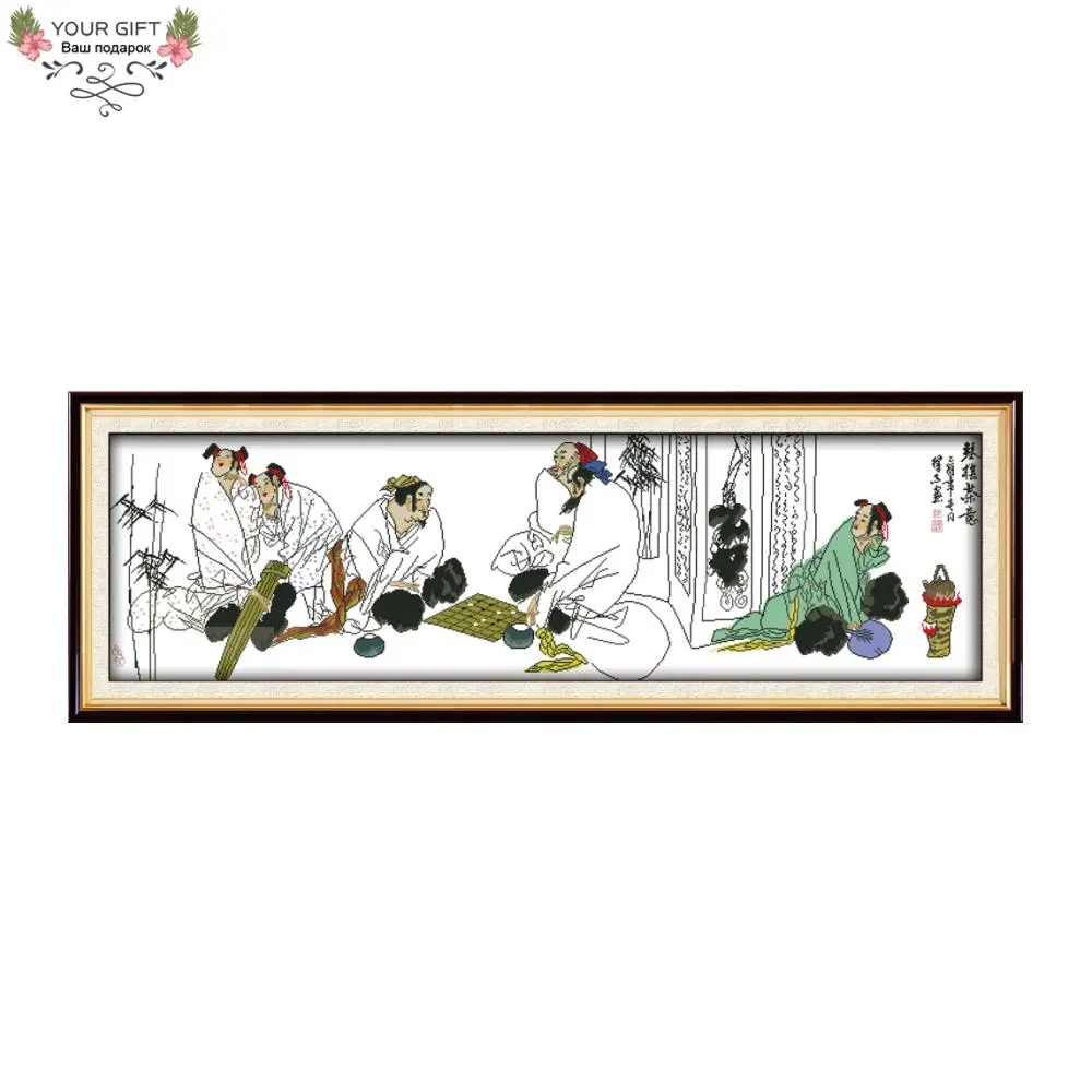 Joy Sunday RA007 14CT 11CT Counted and Stamped Home Decoration Piano Chess and Tea Art Cross Stitch kits
Joy Sunday RA007 14CT 11CT Counted and Stamped Home Decoration Piano Chess and Tea Art Cross Stitch kits