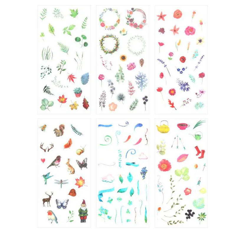 6 Pieces/bag. Children Stationery Stickers/watercolor World/decorative Stickers Diy Decoration Diary Stationery Gifts
6 Pieces/bag. Children Stationery Stickers/watercolor World/decorative Stickers Diy Decoration Diary Stationery Gifts