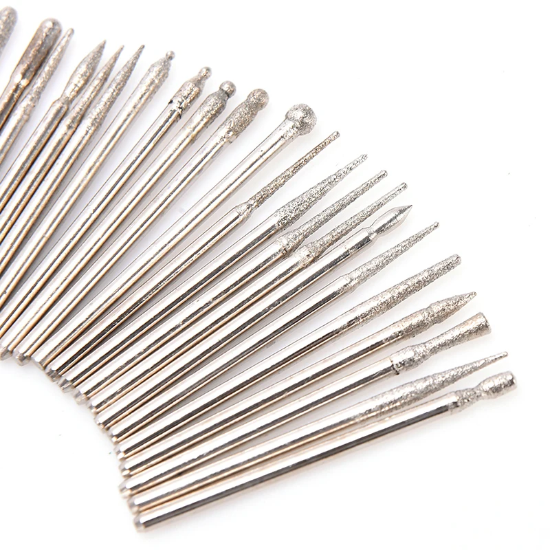 30PCS/Box Different Size Electric Drill Nail Bit Cuticle Clean Milling Nail Files Diamond Rotary Polishing Machine Accessories
30PCS/Box Different Size Electric Drill Nail Bit Cuticle Clean Milling Nail Files Diamond Rotary Polishing Machine Accessories