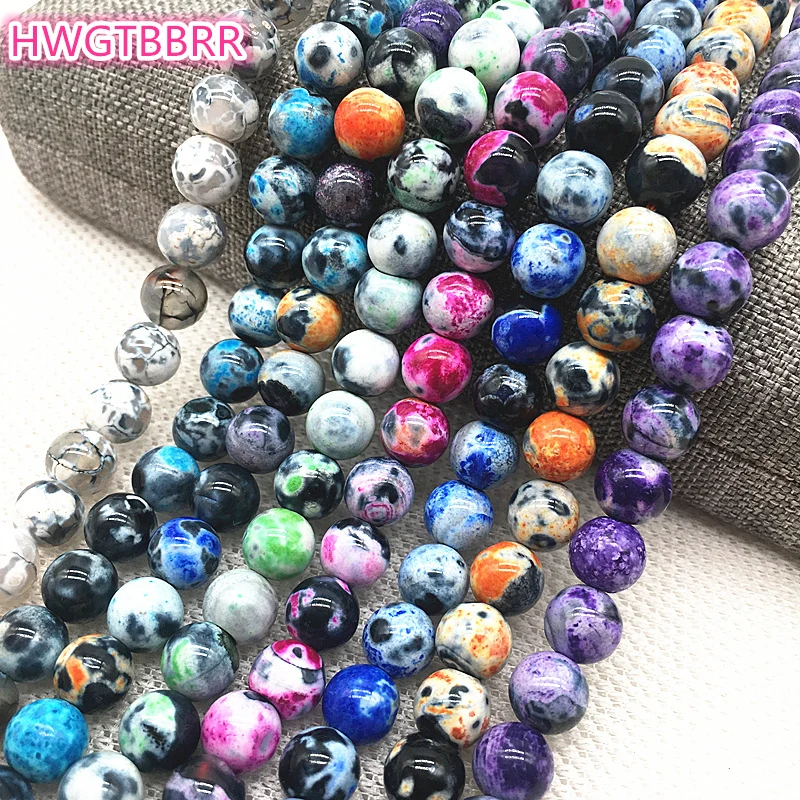 Wholesale 8mm Natural Agat Stone Bead Loose Spacer Beads For Jewelry Making For Bracelet Necklace
Wholesale 8mm Natural Agat Stone Bead Loose Spacer Beads For Jewelry Making For Bracelet Necklace