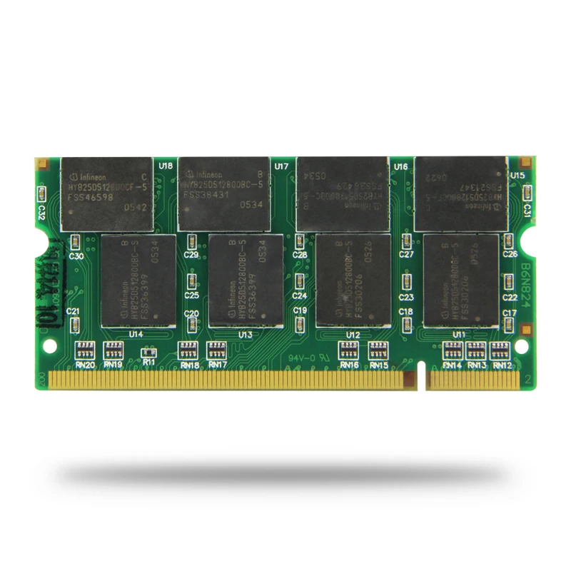 XieDe карта памяти для ноутбука SO-DIMM DDR1 DDR 400 333 МГц/PC-3200 PC-2700 200 Контактов 512 МБ 1 ГБ Sodimm