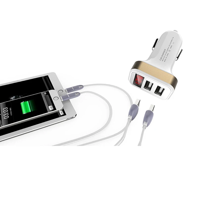 2.1A Dual USB Car Charger LED Digital Display Adapter For iPhone Samsung LG Phone G6KC
2.1A Dual USB Car Charger LED Digital Display Adapter For iPhone Samsung LG Phone G6KC