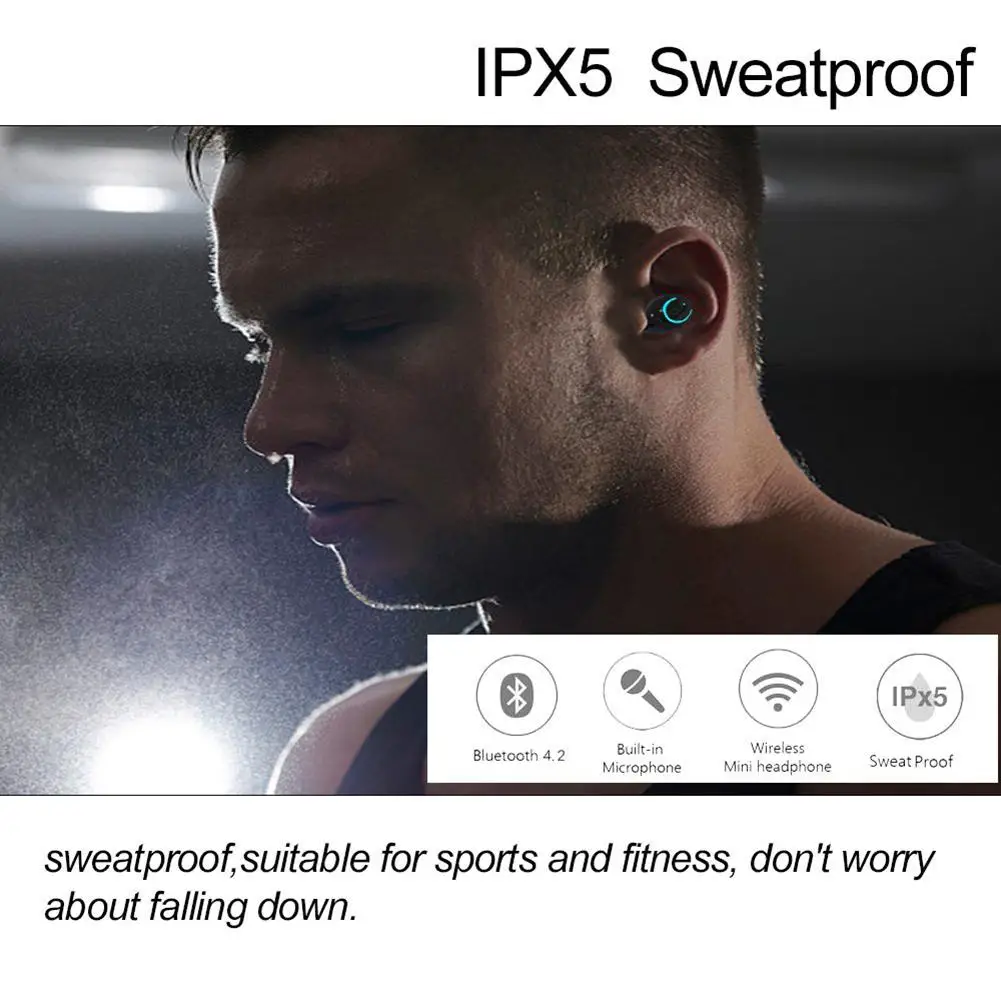 HBQ Q18 Wireless Earbuds Touch Control Headphones with 800mAh Charging Box V4.2 Mini Twins Stereo Headset for iPhone Android r20
HBQ Q18 Wireless Earbuds Touch Control Headphones with 800mAh Charging Box V4.2 Mini Twins Stereo Headset for iPhone Android r20
