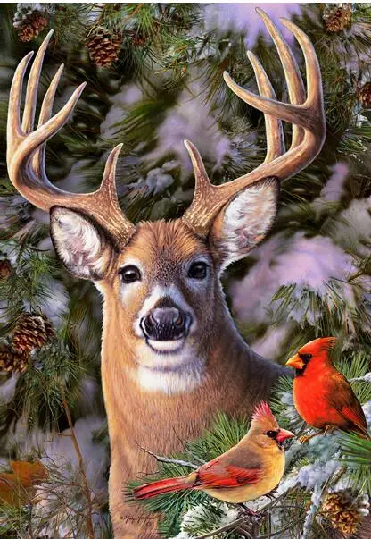 5D Diy Алмазная Вышивка крестом "Олень и птицы" полностью квадратная Алмазная вышивка рукоделие горный хрусталь мозаика ремесла
5D Diy Алмазная Вышивка крестом "Олень и птицы" полностью квадратная Алмазная вышивка рукоделие горный хрусталь мозаика ремесла