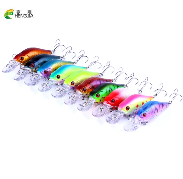 HENGJIA 1PCS Minnow Fishing Lure 70MM 9G pesca hooks Fish Wobbler Tackle Crankbait Artificial Hard Bait Swimbait 10 Color
HENGJIA 1PCS Minnow Fishing Lure 70MM 9G pesca hooks Fish Wobbler Tackle Crankbait Artificial Hard Bait Swimbait 10 Color