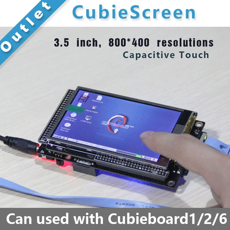 Cubiscreen en-модуль cubiscreen en для CubieBoard1, CubieBoard2 3,5 дюйма, ЖК-модуль с разрешением 800*400
Cubiscreen en-модуль cubiscreen en для CubieBoard1, CubieBoard2 3,5 дюйма, ЖК-модуль с разрешением 800*400