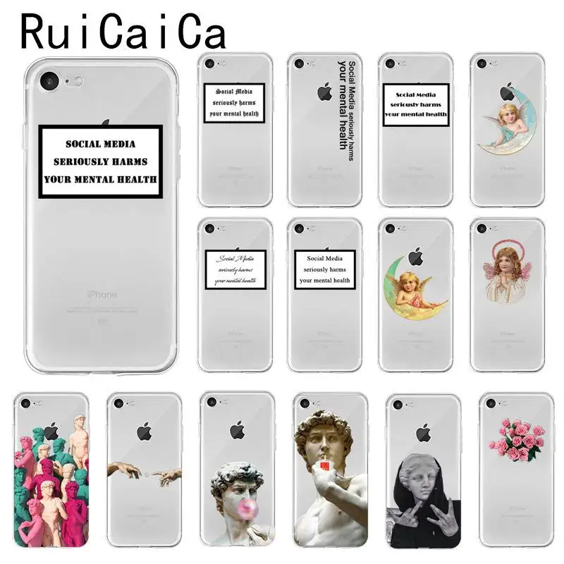 Чехол для телефона Ruicaica Social Media серьезно вредит вашему душевному здоровью David iPhone