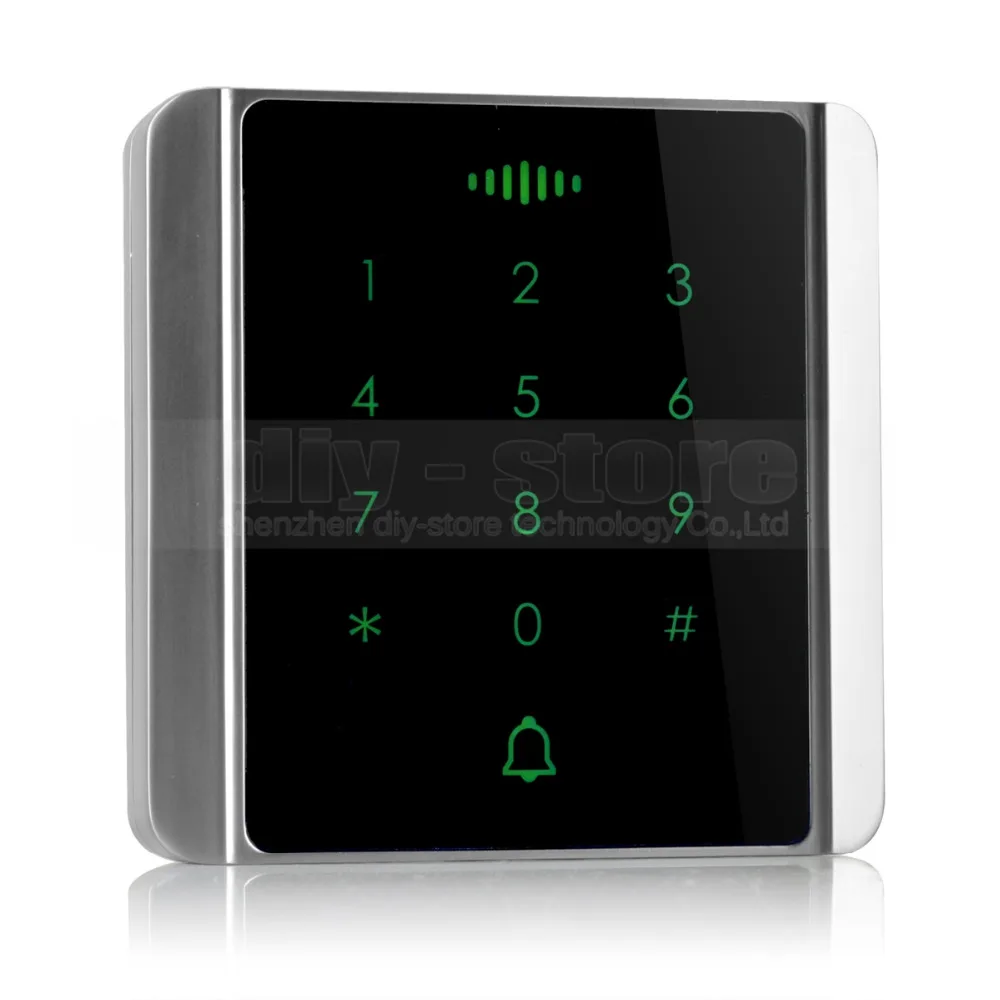 DIYSECUR 125 кГц RFID считыватель карт Сенсорная панель подсветка Пароль Клавиатура для