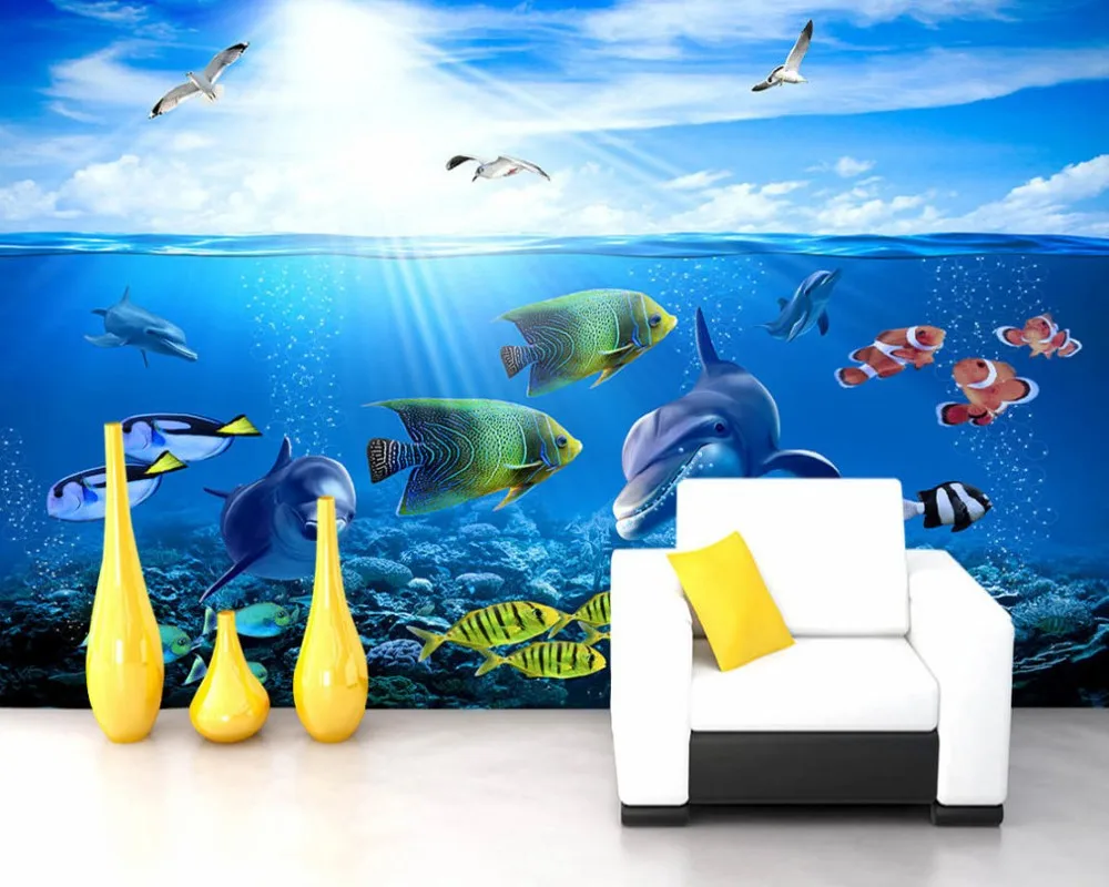 Free Shipping 3D Custom Photo Wallpaper Underwater World Cartoon TV Sofa Background Wall Painting Mural Children Room Wallpaper
Free Shipping 3D Custom Photo Wallpaper Underwater World Cartoon TV Sofa Background Wall Painting Mural Children Room Wallpaper