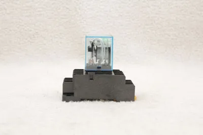 10set 220V AC Coil Power Relay MY3NJ 5A with PYF11A Base