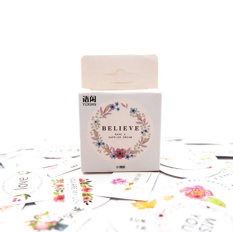 50 Pcs/box Wreath paper sticker decoration stickers DIY for craft diary scrapbooking planner kawaii label sticker
50 Pcs/box Wreath paper sticker decoration stickers DIY for craft diary scrapbooking planner kawaii label sticker