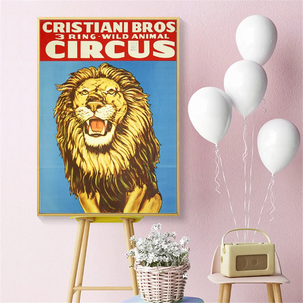 Circus Lion Vintage Canvas Art Print Painting Poster Wall Pictures For Room Decoration Home Decor Picture No Frame
Circus Lion Vintage Canvas Art Print Painting Poster Wall Pictures For Room Decoration Home Decor Picture No Frame