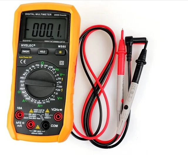 MS85 LCD Digital Multimeter AC/DC Resistance Capacitance Frequency Tester Backlight Voltage Detector
MS85 LCD Digital Multimeter AC/DC Resistance Capacitance Frequency Tester Backlight Voltage Detector