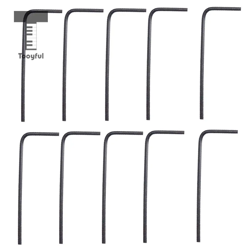 10 Pieces Iron Saddle Bridge Hexagonal Wrench Spanner 1.5mm for Electric Guitar/Bass Replacement Parts
10 Pieces Iron Saddle Bridge Hexagonal Wrench Spanner 1.5mm for Electric Guitar/Bass Replacement Parts