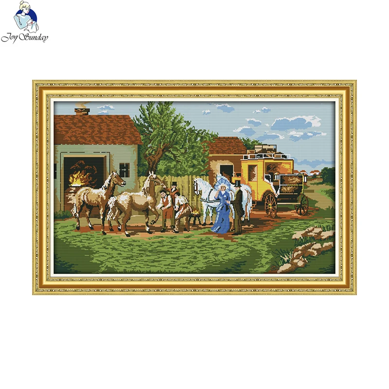 On the Way to Travel Patterns Counted DMC 14CT 11CT Printed on Canvas DIY Cross Stitch kits Beginner Needlework Embroidery Sets
On the Way to Travel Patterns Counted DMC 14CT 11CT Printed on Canvas DIY Cross Stitch kits Beginner Needlework Embroidery Sets