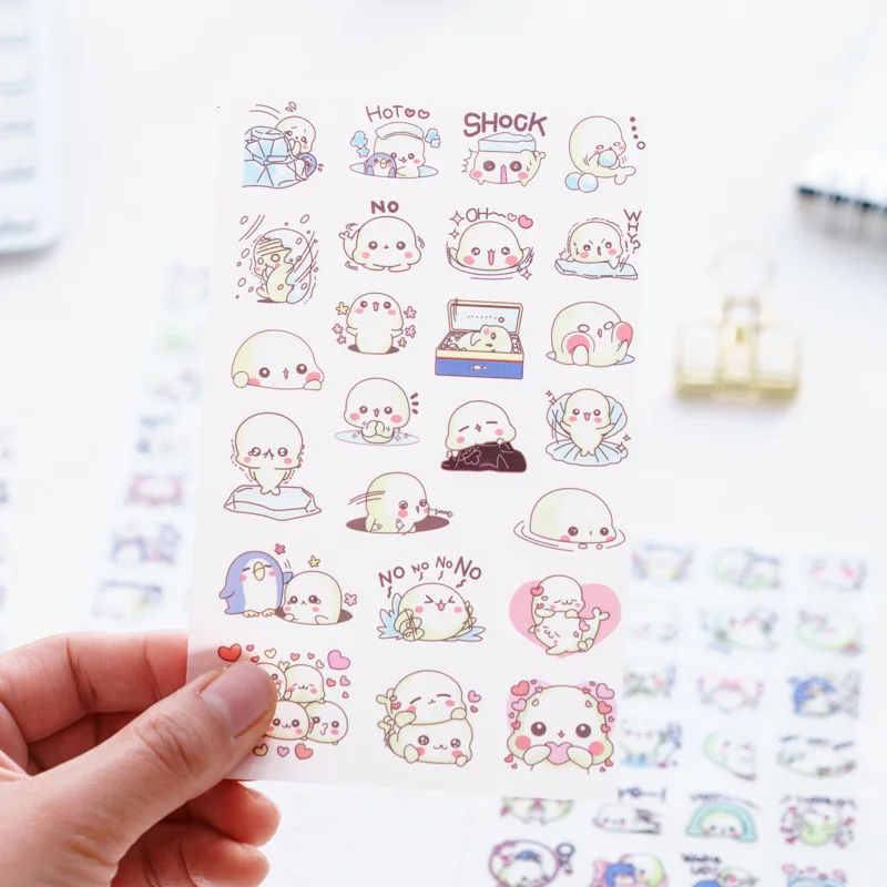 6 pcs/pack Sea Lions Baby Decorative Stickers Adhesive Stickers DIY Decoration Diary Stationery Stickers Children Gift
6 pcs/pack Sea Lions Baby Decorative Stickers Adhesive Stickers DIY Decoration Diary Stationery Stickers Children Gift