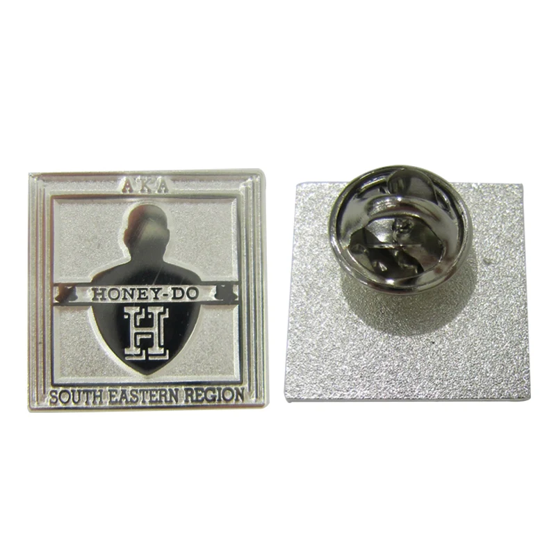 Square silver plated badge back butterfly buckle aluminum badge custom metal name badges
Square silver plated badge back butterfly buckle aluminum badge custom metal name badges