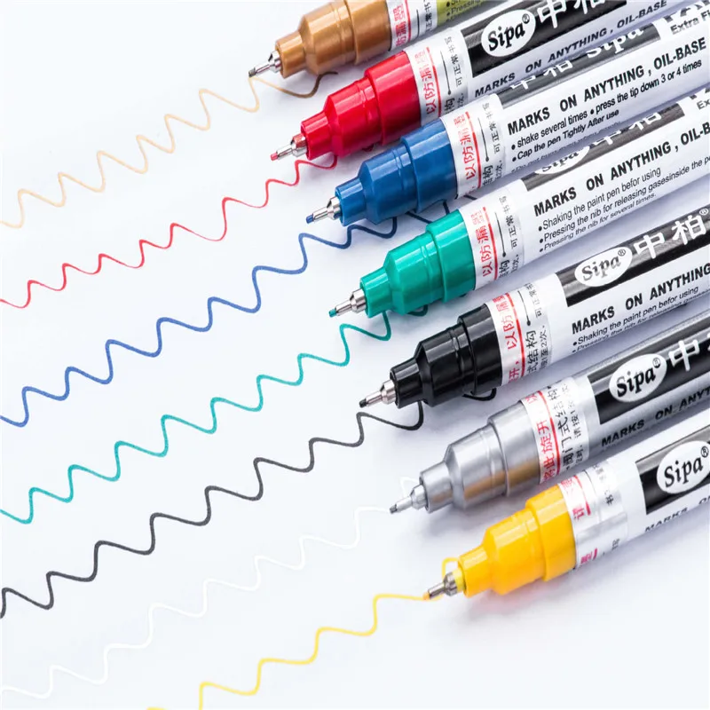 art Universal 0.7mm Extra Fine Point Permanent Paint Metallic Marker Pen school suplies writing tools office business accessory
art Universal 0.7mm Extra Fine Point Permanent Paint Metallic Marker Pen school suplies writing tools office business accessory