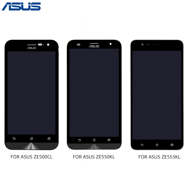 ЖК-дисплей для ASUS Zenfone ZE500CL ZE550KL ZE553KL, дигитайзер сенсорного экрана в сборе, замена для ASUS ZE553KL с рамкой
ЖК-дисплей для ASUS Zenfone ZE500CL ZE550KL ZE553KL, дигитайзер сенсорного экрана в сборе, замена для ASUS ZE553KL с рамкой