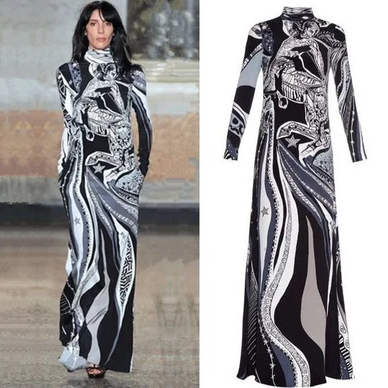 New arrival 2016 mop the floor dress Pope printed cultivate one's morality elastic knitted long dress
New arrival 2016 mop the floor dress Pope printed cultivate one's morality elastic knitted long dress