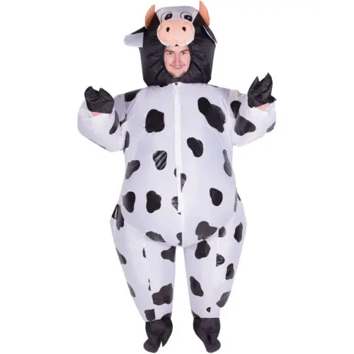 Adult Funny Inflatable Animal Cow Fancy Dress Costume Outfit Suit cow Mascot CostumeHalloween Purim Stag 150cm-200cm
Adult Funny Inflatable Animal Cow Fancy Dress Costume Outfit Suit cow Mascot CostumeHalloween Purim Stag 150cm-200cm
