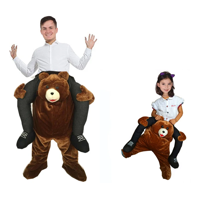 Free Shipping Ride on Bear Costumes Bear Oktoberfest Mascot Costume for Adult Kids Halloween Animal Pants with False Human Leg
Free Shipping Ride on Bear Costumes Bear Oktoberfest Mascot Costume for Adult Kids Halloween Animal Pants with False Human Leg