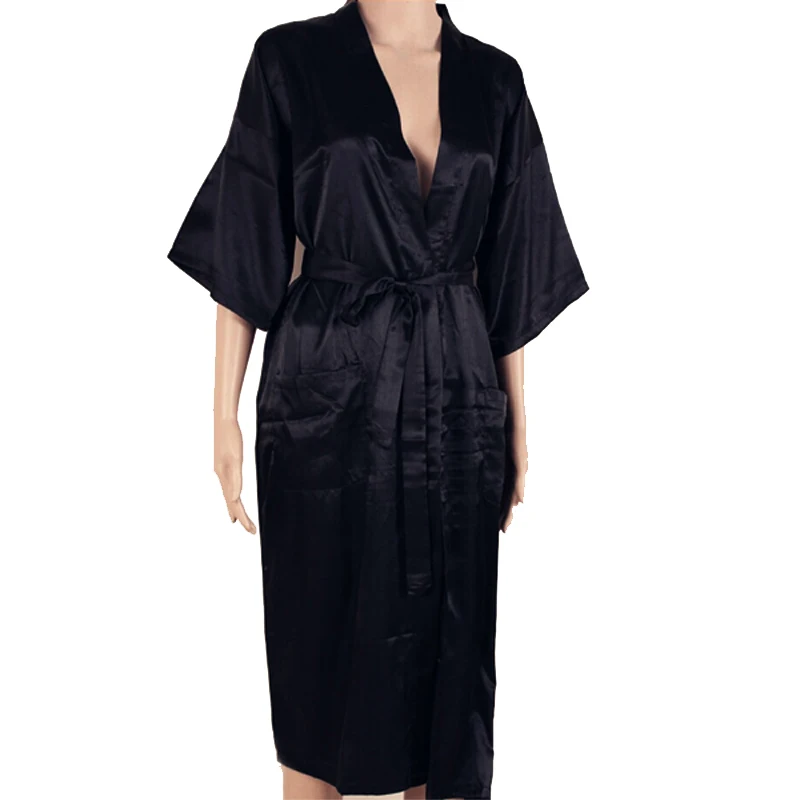 Brand New Black Men Silk Long Kimono Robe Gown Solid Color Sleepwear Summer Casual Nightgown Soft Comfortable Novelty Clothes
Brand New Black Men Silk Long Kimono Robe Gown Solid Color Sleepwear Summer Casual Nightgown Soft Comfortable Novelty Clothes