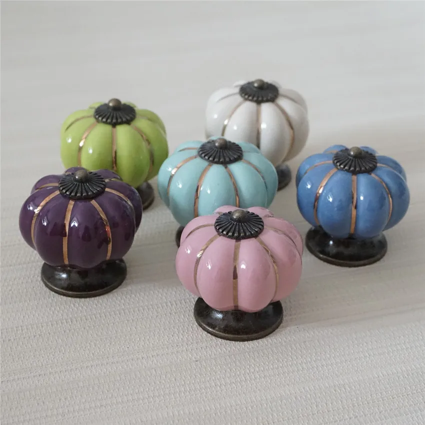 Ceramic Pumpkin Shape Kitchen Cabinet Handles Colorful Knobs for Children's Room Home Decor Wardrobe Pulls Dresser Drawer Handle
Ceramic Pumpkin Shape Kitchen Cabinet Handles Colorful Knobs for Children's Room Home Decor Wardrobe Pulls Dresser Drawer Handle
