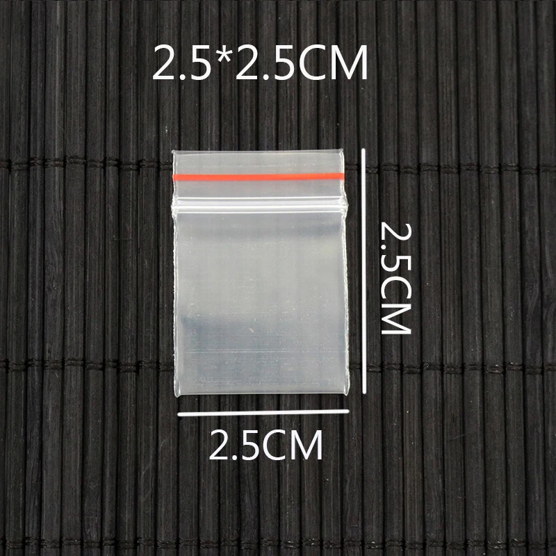 Wholesale 100Pcs/lot Self Sealing Food Zip Lock Transparent Red Border Plastic Packing Bags 2.5x2.5cm Packaging Ziplock Bag
Wholesale 100Pcs/lot Self Sealing Food Zip Lock Transparent Red Border Plastic Packing Bags 2.5x2.5cm Packaging Ziplock Bag