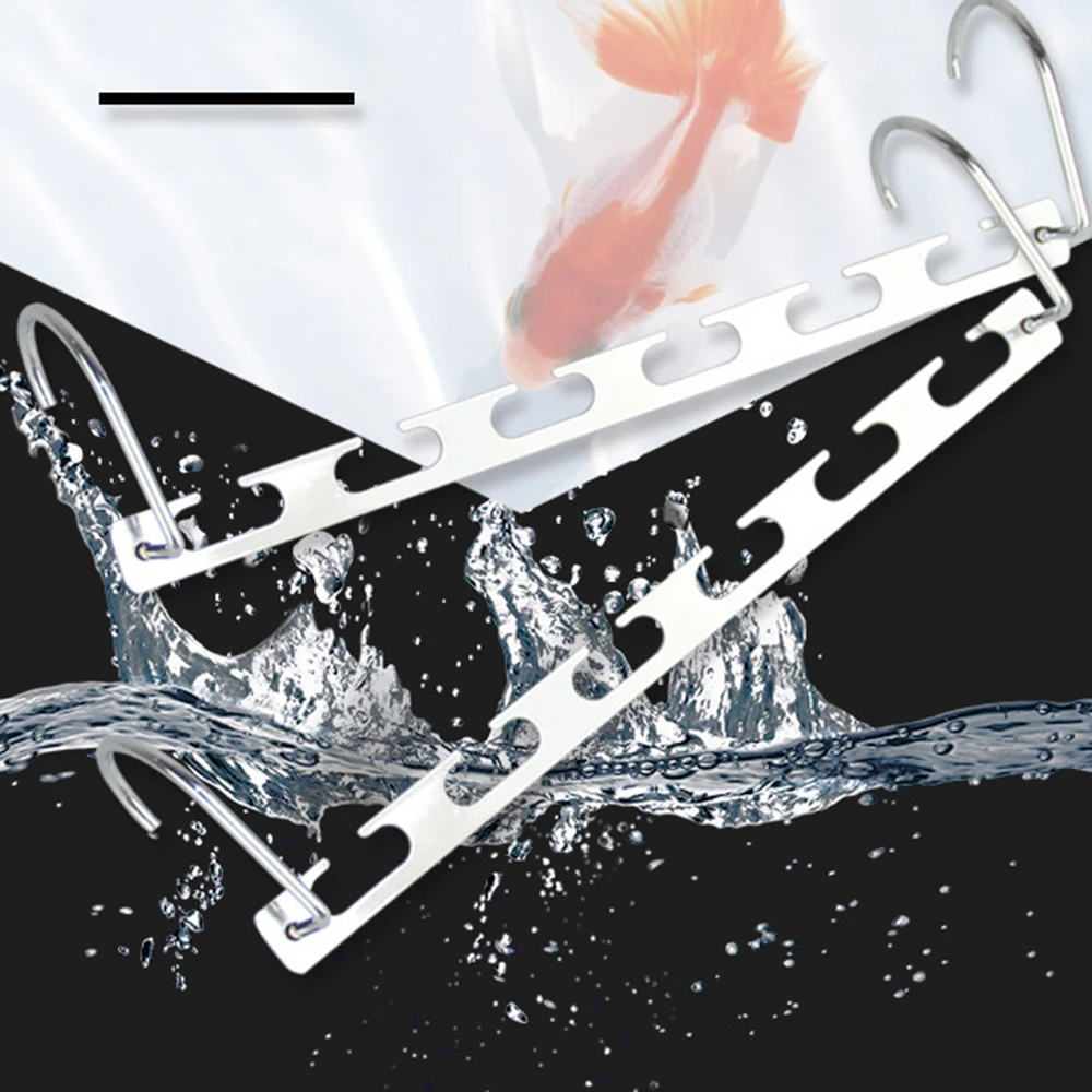 2PCS magic metal porous hook iron hanger multi-function foldable stainless steel hanger
2PCS magic metal porous hook iron hanger multi-function foldable stainless steel hanger