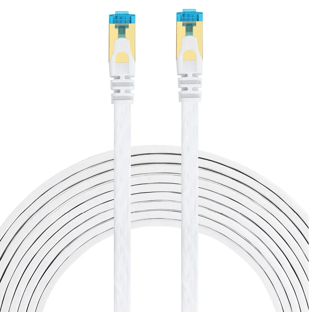 Сетевой кабель Ethernet Cat6 RJ45 плоский экранированный гигабитный сетевой Lan Cat 6