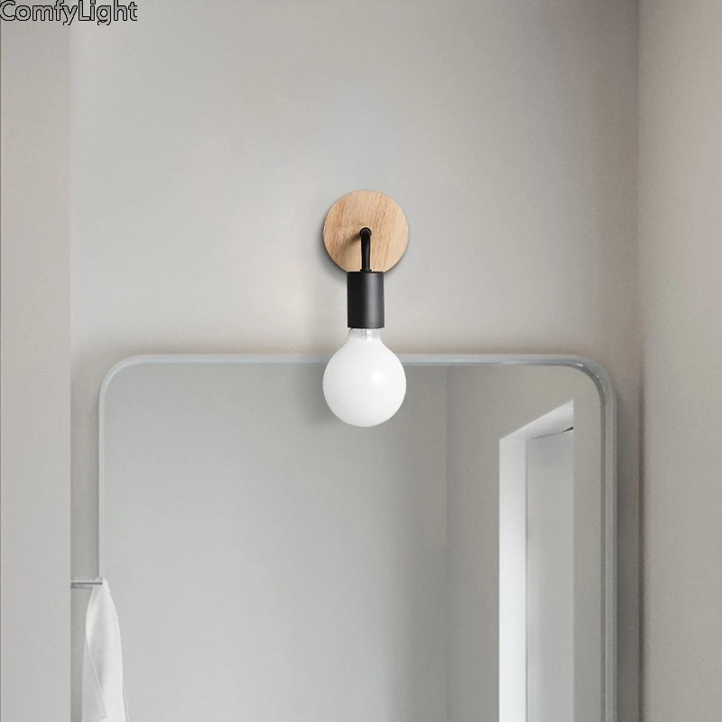 Minimalist wall lights bedside wall lamp wall sconce modern wall light bedroom Nordic desgin home decor lampshade E27 85-285V
Minimalist wall lights bedside wall lamp wall sconce modern wall light bedroom Nordic desgin home decor lampshade E27 85-285V