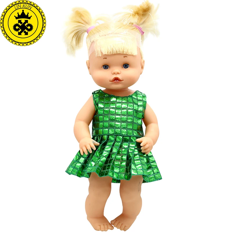 Doll Clothes Green Sequined Skirt T-shirt Shorts Suit Fit 33-35cm Doll Spanish Doll Accessories 638
Doll Clothes Green Sequined Skirt T-shirt Shorts Suit Fit 33-35cm Doll Spanish Doll Accessories 638