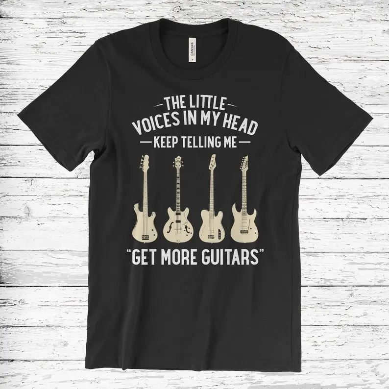 The Little Voices In My Head Keep Telling Me Get More Guitars Vintage Guitar T-Shirt for Male Short Sleeves Cotton T Shirt
The Little Voices In My Head Keep Telling Me Get More Guitars Vintage Guitar T-Shirt for Male Short Sleeves Cotton T Shirt