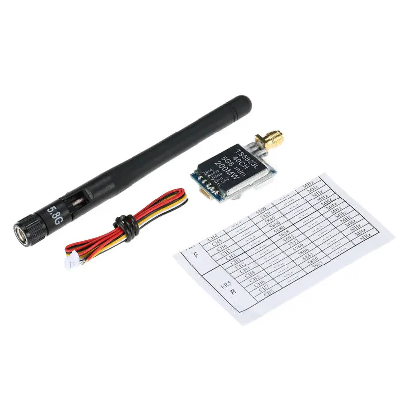 TS5823LTS5828L 5.8G 40CH 200MW600MW Wireless AV Transmitter for FPV /Racing drone 220210
TS5823LTS5828L 5.8G 40CH 200MW600MW Wireless AV Transmitter for FPV /Racing drone 220210