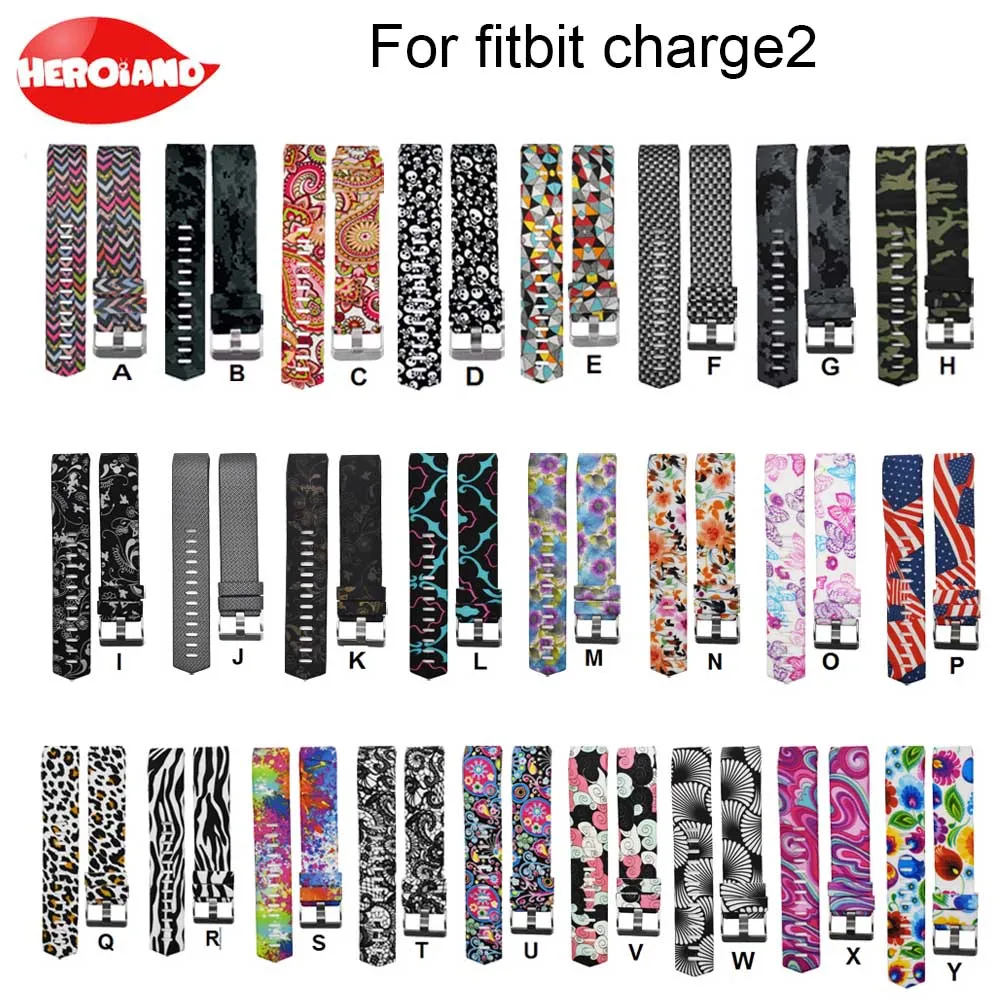 New Arrival Colorful Fashion Sports Silicone watchband Bracelet Strap Band wristband For Fitbit Charge 2 Pattern Wrist Strap
New Arrival Colorful Fashion Sports Silicone watchband Bracelet Strap Band wristband For Fitbit Charge 2 Pattern Wrist Strap