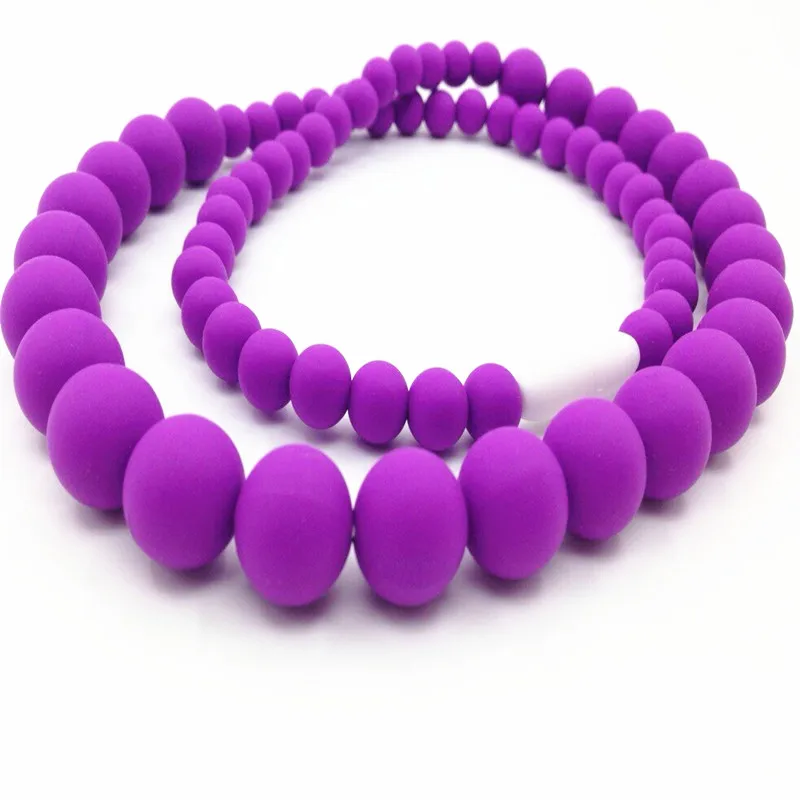 FDA Approved Silicone Chew Teething Necklace with chew beads for Mommy Teethers Baby Chew Necklace Silicone Beads
FDA Approved Silicone Chew Teething Necklace with chew beads for Mommy Teethers Baby Chew Necklace Silicone Beads