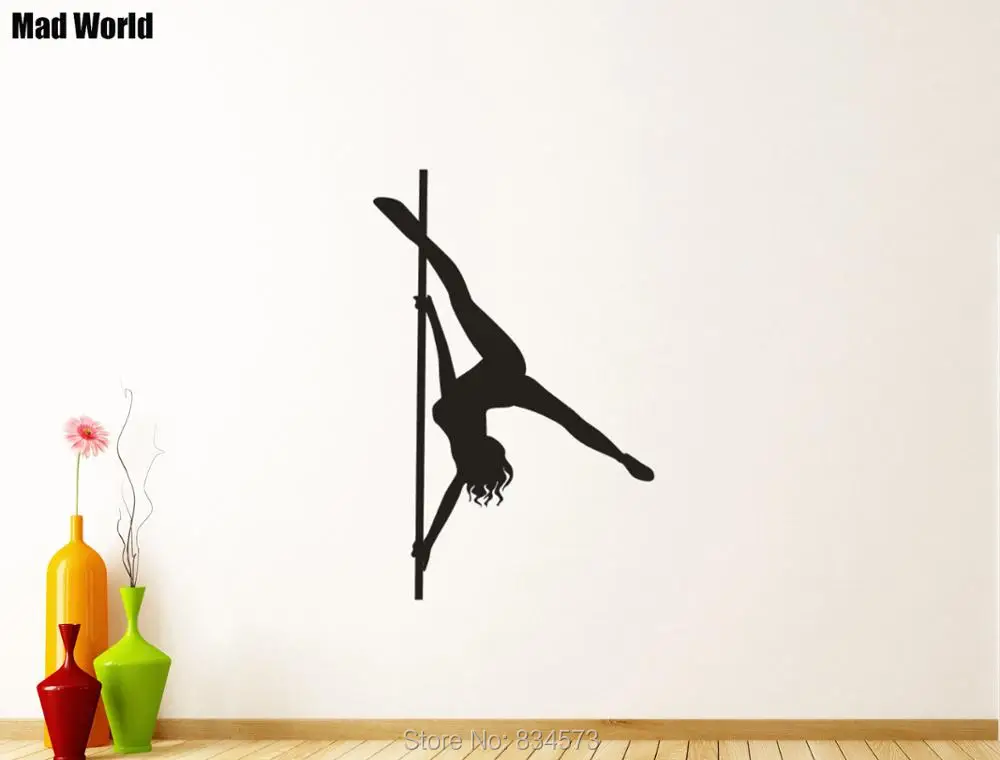Mad World-Sexy Girl Pole Dance Silhouette Wall Art Stickers Wall Decal Home DIY Decoration Removable Room Decor Wall Stickers
Mad World-Sexy Girl Pole Dance Silhouette Wall Art Stickers Wall Decal Home DIY Decoration Removable Room Decor Wall Stickers