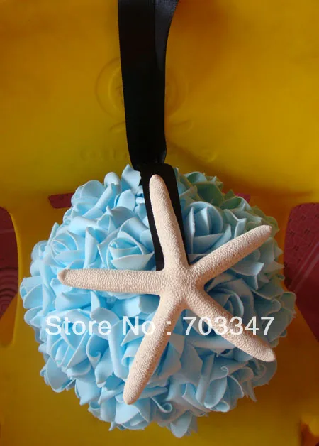 Hot Sale!!! (20cm) Wonderful Beach Wedding Rose Ball W/Starfish Ribbon Hanger Beach Wedding Decoration *FREE SHIPPING*
Hot Sale!!! (20cm) Wonderful Beach Wedding Rose Ball W/Starfish Ribbon Hanger Beach Wedding Decoration *FREE SHIPPING*
