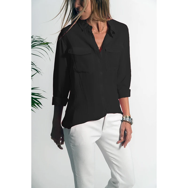 Womens Tops Blouses Spring Autumn Elegant Long Sleeve Solid V-Neck Blouse Female Office Work Shirts Blouse Plus Size 5XL SJ1310V
Womens Tops Blouses Spring Autumn Elegant Long Sleeve Solid V-Neck Blouse Female Office Work Shirts Blouse Plus Size 5XL SJ1310V