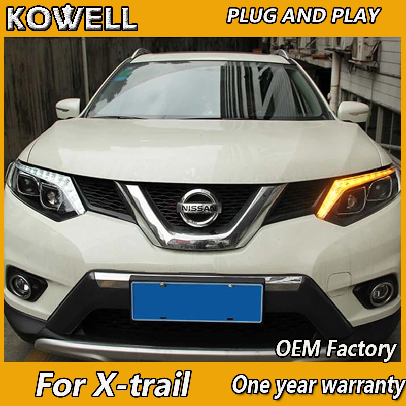 KOWELL Car Styling for Nissan Rouge Headlights 2014-2017 X-trail LED Headlight Signal LED DRL Bi Xenon Lens High Low Beam Parkin
KOWELL Car Styling for Nissan Rouge Headlights 2014-2017 X-trail LED Headlight Signal LED DRL Bi Xenon Lens High Low Beam Parkin